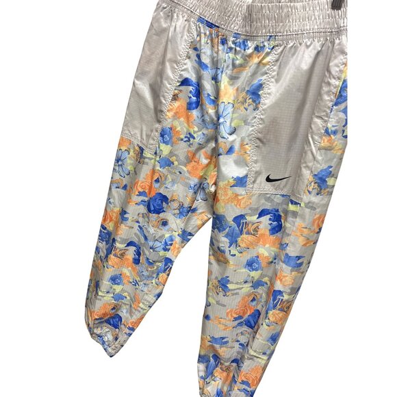 Nike Vintage Y2K Floral Nylon Jogger Track Pants - Picture 2 of 8